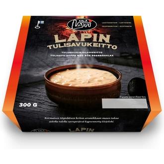 Kala-Lappi Lapin Tulisavukeitto, laktoositon ja gluteeniton kalakeitto lämminsavukirjolohesta, 300 g kalorit ja ravintosisältö