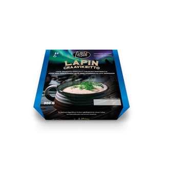 Lapin graavikeitto graavatusta kirjolohesta 300g laktoositon gluteeniton kalorit ja ravintosisältö