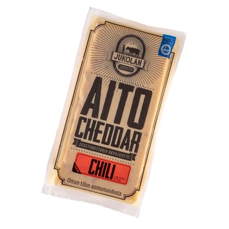 Jukolan Aito Cheddar chili 160g kalorit ja ravintosisältö - 410 kcal