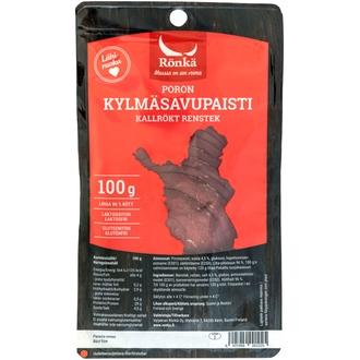 Rönkä Poron kylmäsavupaistisiivu 100g kalorit ja ravintosisältö