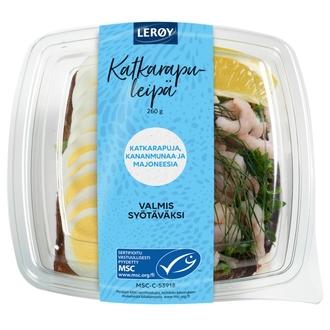 Lerøy katkarapuleipä MSC 260 g kalorit ja ravintosisältö