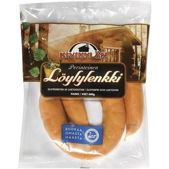 Kivikylän Löylylenkki 400 g kalorit ja ravintosisältö