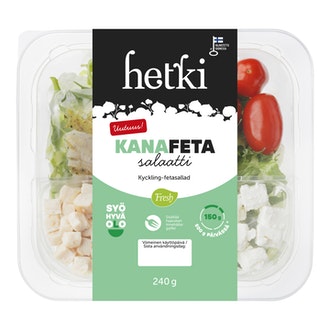 Fresh LounasHetki kana-feta salaatti 240g kalorit ja ravintosisältö