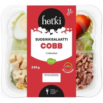 Fresh Hetki Suosikkisalaatti Cobb 245g kalorit ja ravintosisältö