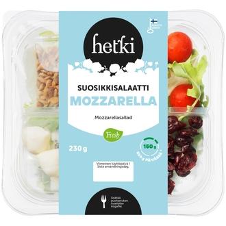 Fresh Hetki Suosikkisalaatti Mozzarella 230g kalorit ja ravintosisältö