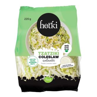 Fresh Hetki Tzatziki coleslaw salaatti 220g kalorit ja ravintosisältö - 82 kcal