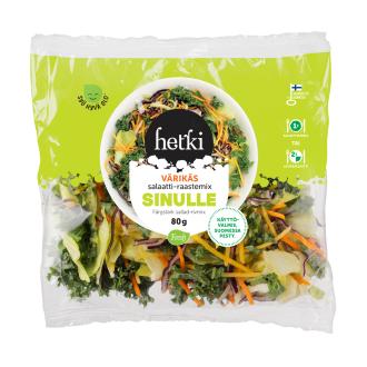 Fresh Hetki Sinulle Värikäs salaatti-raastemix 80 g kalorit ja ravintosisältö - 26 kcal