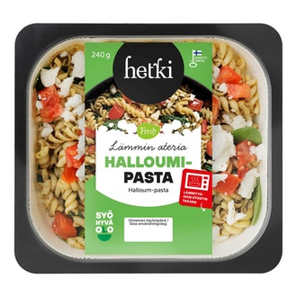 Fresh Hetki Halloumi-pasta 240g kalorit ja ravintosisältö