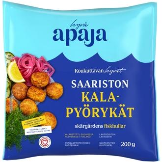 Hyvä Apaja Saariston kalapyörykät kypsä 200g kalorit ja ravintosisältö