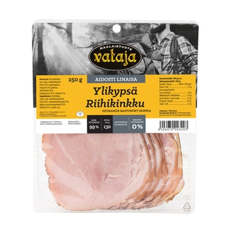 Vataja ylikypsä riihikinkku 250g kalorit ja ravintosisältö