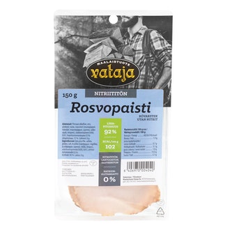 Vat rosvopaisti nitriititön 150g kalorit ja ravintosisältö