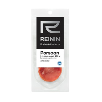 Reinin kylmäsavustettu porsaanpaisti 100g kalorit ja ravintosisältö - 149 kcal