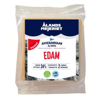 Ahvenanmaan edam 24% 350g kalorit ja ravintosisältö - 335 kcal