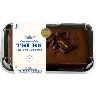 Trube Suklaa-appelsiinikakku 400 g suklaa-appelsiinitäytteinen kakku kalorit ja ravintosisältö