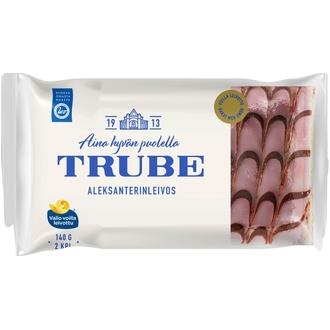 Trube Aleksanterinleivos 2 kpl/140 g muroleivos vadelmatäytteellä ja pomadakuorrutteella kalorit ja ravintosisältö - 429 kcal