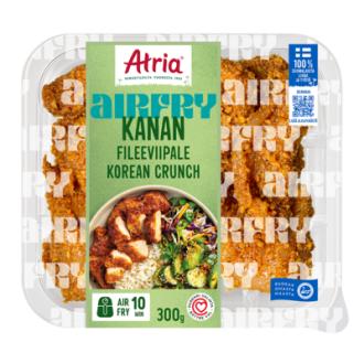 Atria airfry kanan fileeviipale Korean crunch 300 g kalorit ja ravintosisältö - 121 kcal