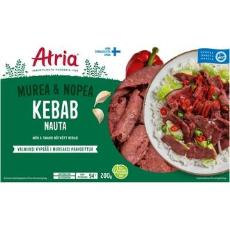 Atria Murea & Nopea Nauta Kebab 200g kalorit ja ravintosisältö - 268 kcal
