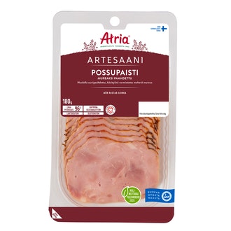 Atria Artesaani mureaksi paahdettu possupaisti 180g kalorit ja ravintosisältö - 114 kcal