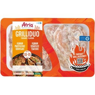 Atria Grilliduo Yoghurt Flavour 650g kalorit ja ravintosisältö - 140 kcal