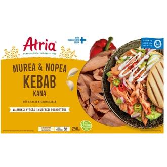 Atria Murea & Nopea Kana Kebab 250g kalorit ja ravintosisältö
