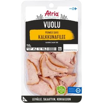 Atria Vuolu Kalkkunafilee Pehmeä Savu 150g kalorit ja ravintosisältö - 122 kcal