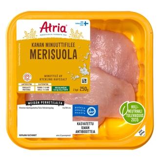 Atria Kanan Minuuttifilee Merisuola 250g kalorit ja ravintosisältö