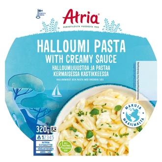 Atria Halloumi Pasta with Creamy Sauce 320g kalorit ja ravintosisältö - 184 kcal