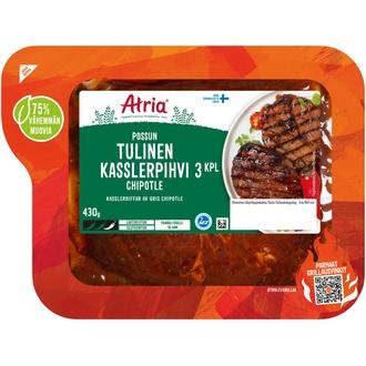 Atria Possun Kasslerpihvi Tulinen Chipotle 430g kalorit ja ravintosisältö - 211 kcal