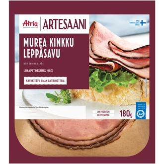 Atria Artesaani Murea Kinkku Leppäsavu 180g kalorit ja ravintosisältö