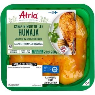 Atria Kanan Minuuttifilee Hunaja 260g kalorit ja ravintosisältö