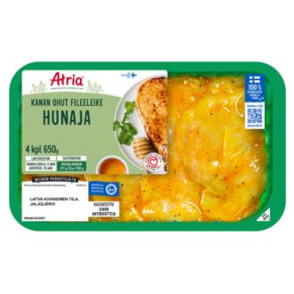 Atria kanan ohut fileeleike hunaja 650 g kalorit ja ravintosisältö - 99 kcal