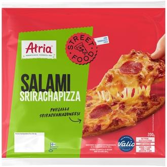 Atria Srirachapizza Salami 200g kalorit ja ravintosisältö - 290 kcal
