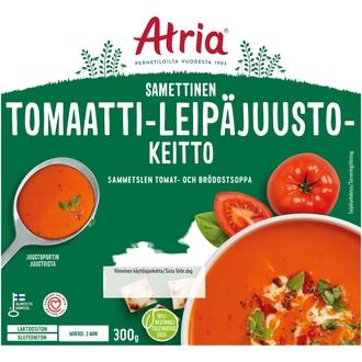 Atria Samettinen Tomaatti-Leipäjuustokeitto 300g kalorit ja ravintosisältö