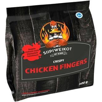 Siipiweikot Crispy Chicken Fingers 400g kalorit ja ravintosisältö