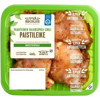 Jyväbroiler Broilerin Paistileike Paahteinen Valkosipuli-Chili 460g kalorit ja ravintosisältö