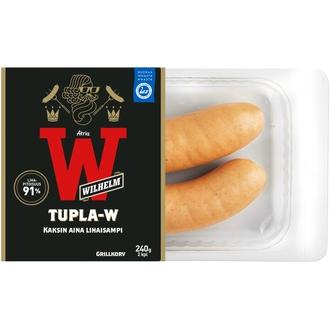 Atria Wilhelm Tupla-W Grillimakkara 240g kalorit ja ravintosisältö
