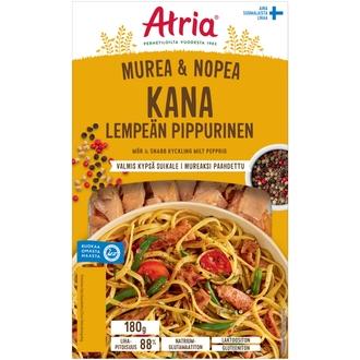 Atria Murea & Nopea Kana Lempeän Pippurinen 180g kalorit ja ravintosisältö - 217 kcal