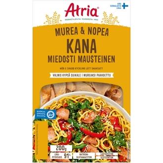 Atria Murea & Nopea Kana Miedosti Mausteinen 200g kalorit ja ravintosisältö - 212 kcal