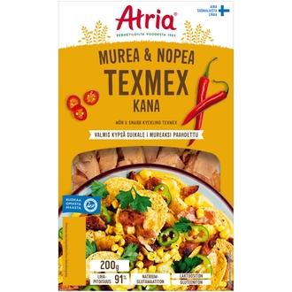 Atria Murea & Nopea Kana Texmex 200g kalorit ja ravintosisältö - 215 kcal