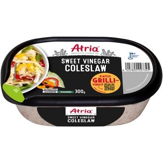 Atria Coleslaw Sweet Vinegar 300g kalorit ja ravintosisältö - 161 kcal