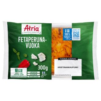 Atria Fetaperunavuoka 300g kalorit ja ravintosisältö - 107 kcal