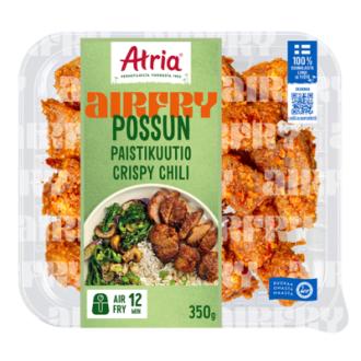 Atria Airfry possun paistikuutio crispy chili 350 g kalorit ja ravintosisältö - 163 kcal