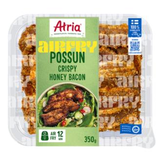 Atria Airfry possun crispy honey bacon 350 g kalorit ja ravintosisältö - 331 kcal