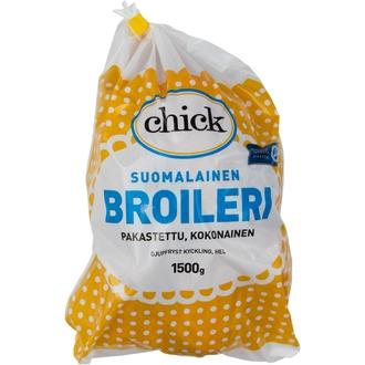 Atria 1500g Broileri 1/1 pakaste kalorit ja ravintosisältö - 188 kcal