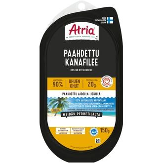 Atria Ohuen Ohut Paahdettu Kanafilee 150g kalorit ja ravintosisältö - 93 kcal