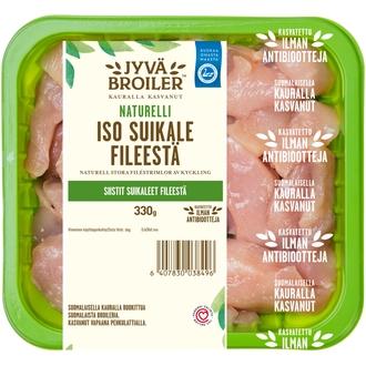 Jyväbroiler Iso Suikale Broilerin Fileestä Naturelli 330g kalorit ja ravintosisältö - 99 kcal