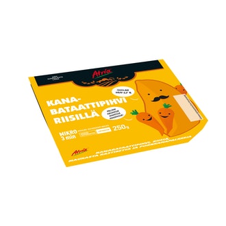Atria kanabataattipihvi kastikkeella 250g kalorit ja ravintosisältö - 106 kcal