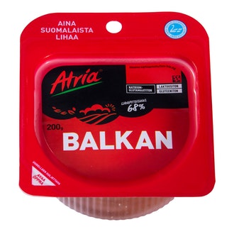 Atria balkan 200g kalorit ja ravintosisältö - 201 kcal