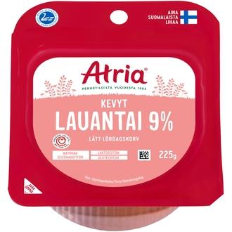 Atria Kevyt Lauantaimakkara 225g kalorit ja ravintosisältö - 151 kcal