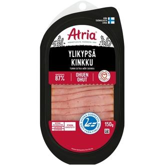 Atria Ohuen Ohut Ylikypsä Kinkku 150g kalorit ja ravintosisältö - 110 kcal